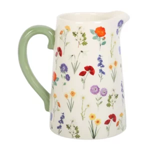 WILDFLOWER CERAMIC FLOWER JUG